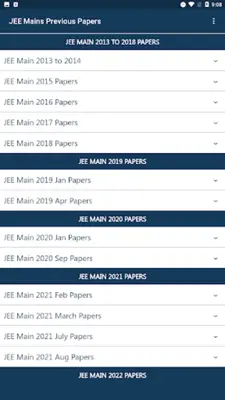 JEE Mains Previous Papers android App screenshot 11