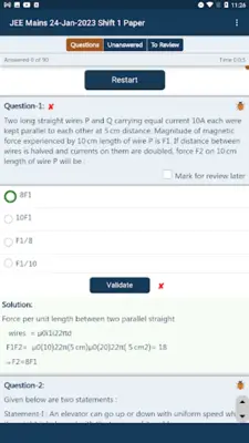 JEE Mains Previous Papers android App screenshot 13