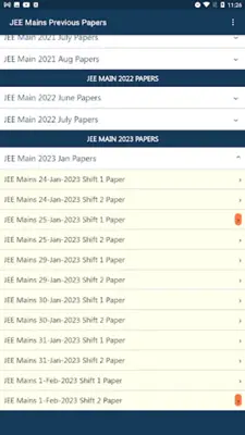 JEE Mains Previous Papers android App screenshot 16