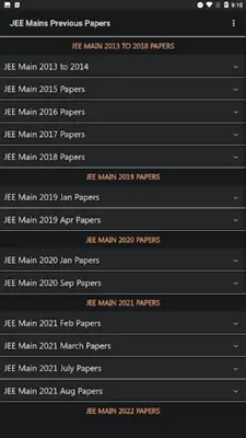 JEE Mains Previous Papers android App screenshot 6